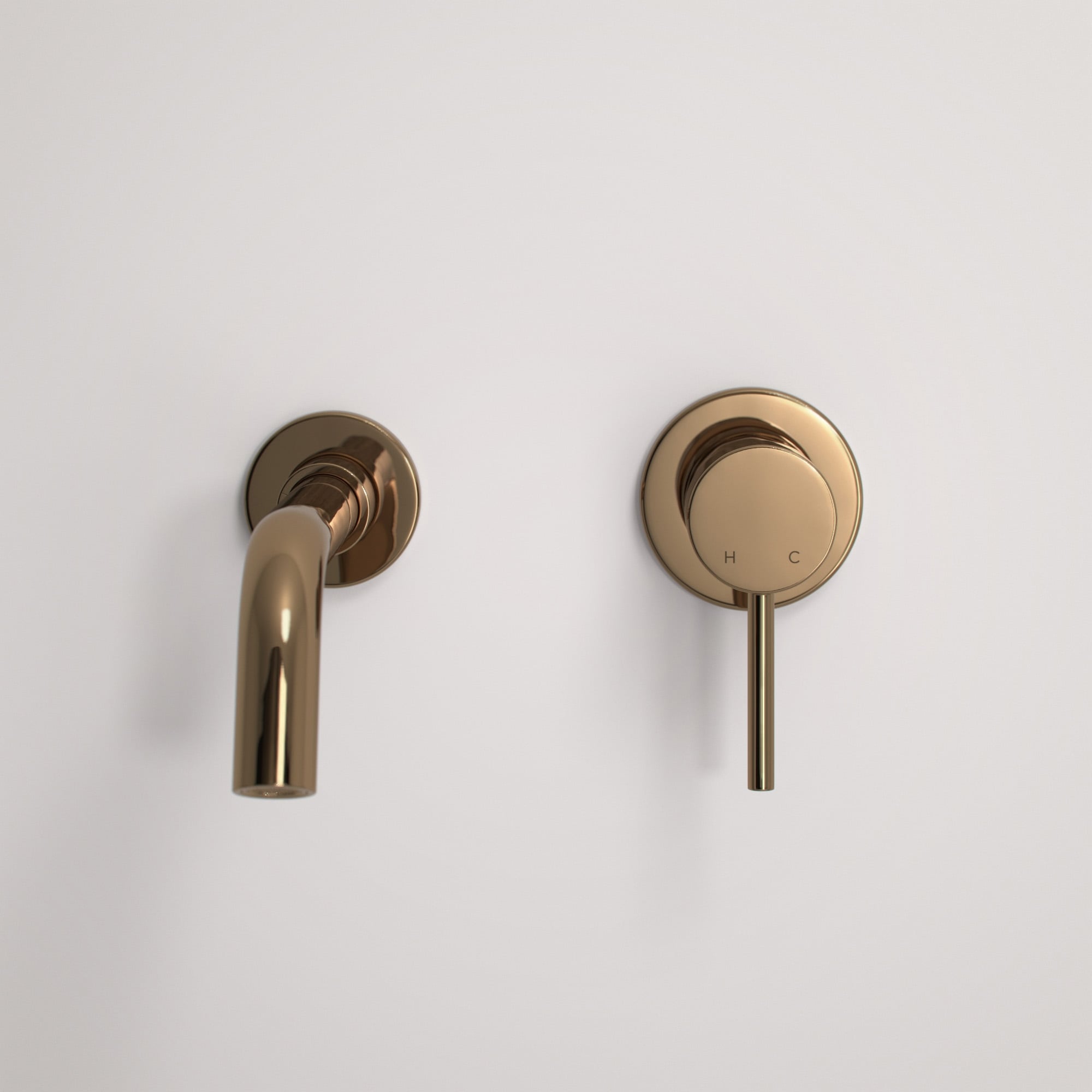 Однорычажный настенный смеситель для раковины с 2 отверстиями LUSSO Luxe ARCH-00103682 - Вид №9