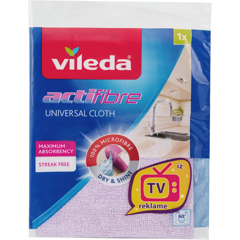 Салфетка универсальная Actifibre Виледа 1 шт 82433875 STLM-2196551 VILEDA  - Вид №3