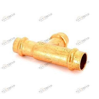 Тройник пресс 18x15x15 медный IBP P513001815015