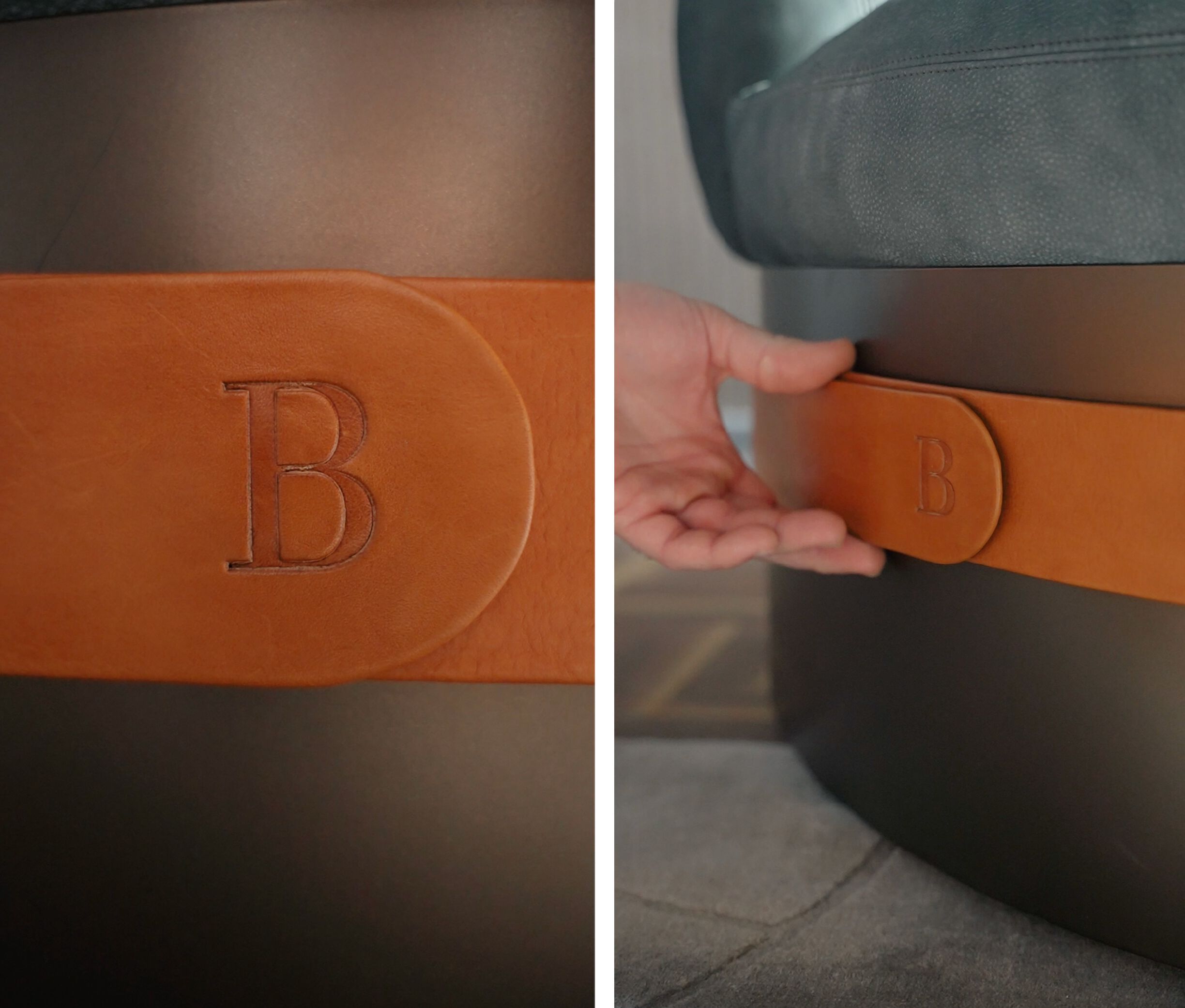 3-местный кожаный модульный диван Borzalino BELT ARCH-00046183 - Вид №4