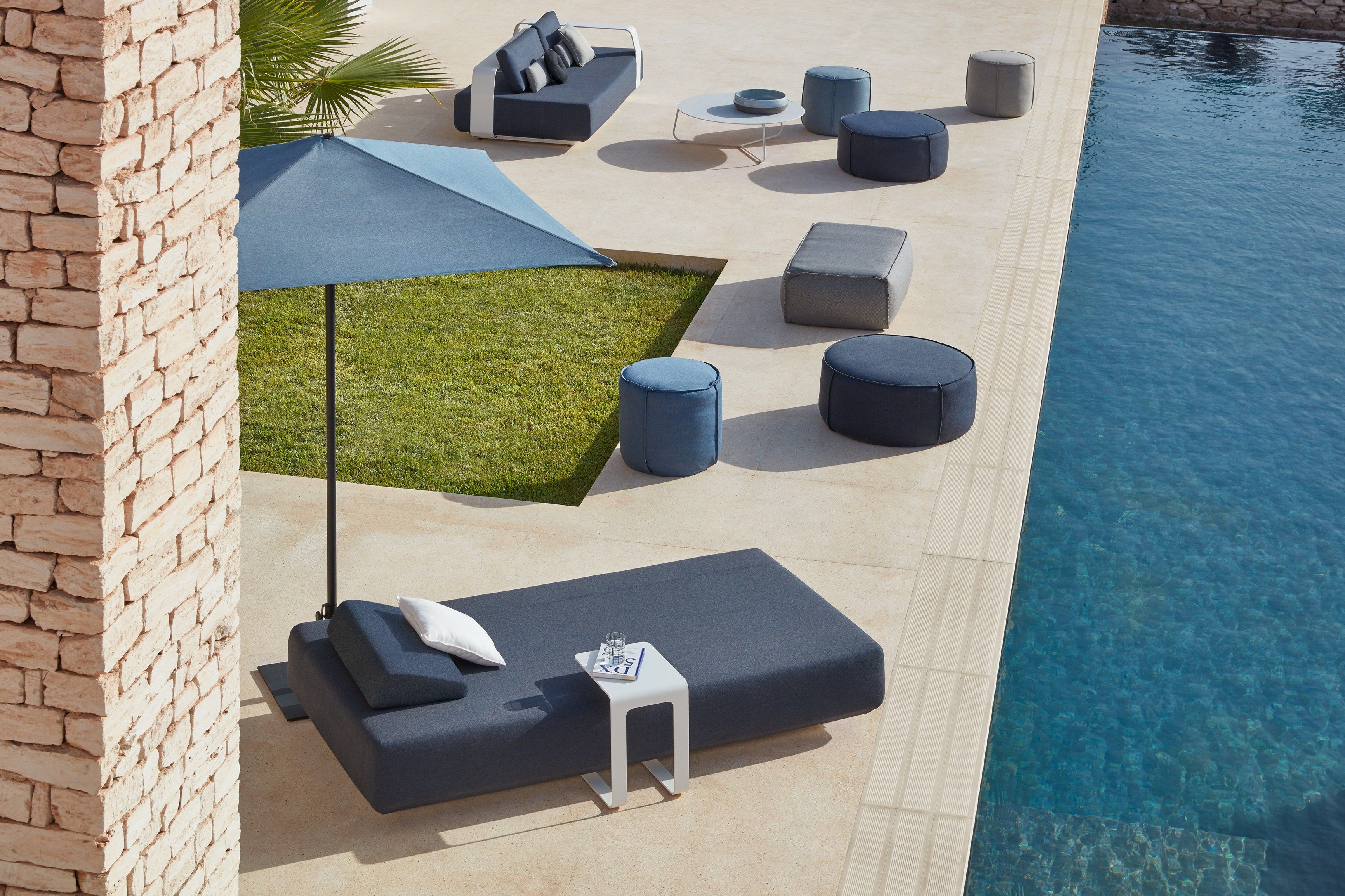 Ткань сад кровать MANUTTI Kumo ARCH-00147966 - Вид №4