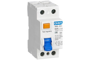 17520396 Устройство защитного отключения NXL-63 6kA 1P+N 25A 30mA A 280716 CHINT
