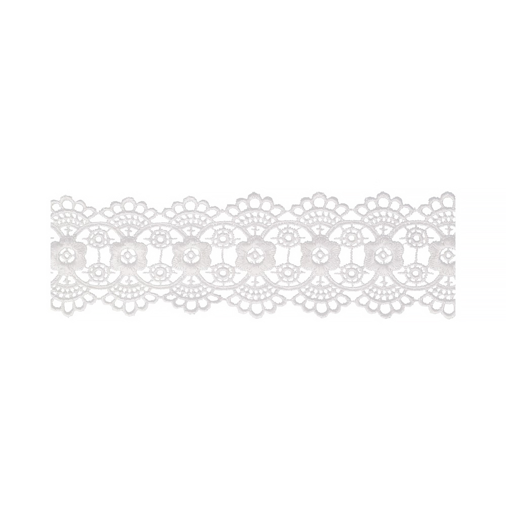 3292 Гипюр 55 мм в пакете белый Gamma 