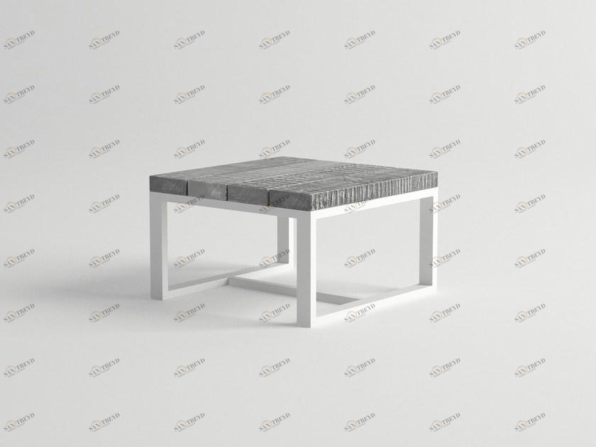 10Deka Садовый журнальный столик из алюминия и дерева Ultra sun-id-1453771