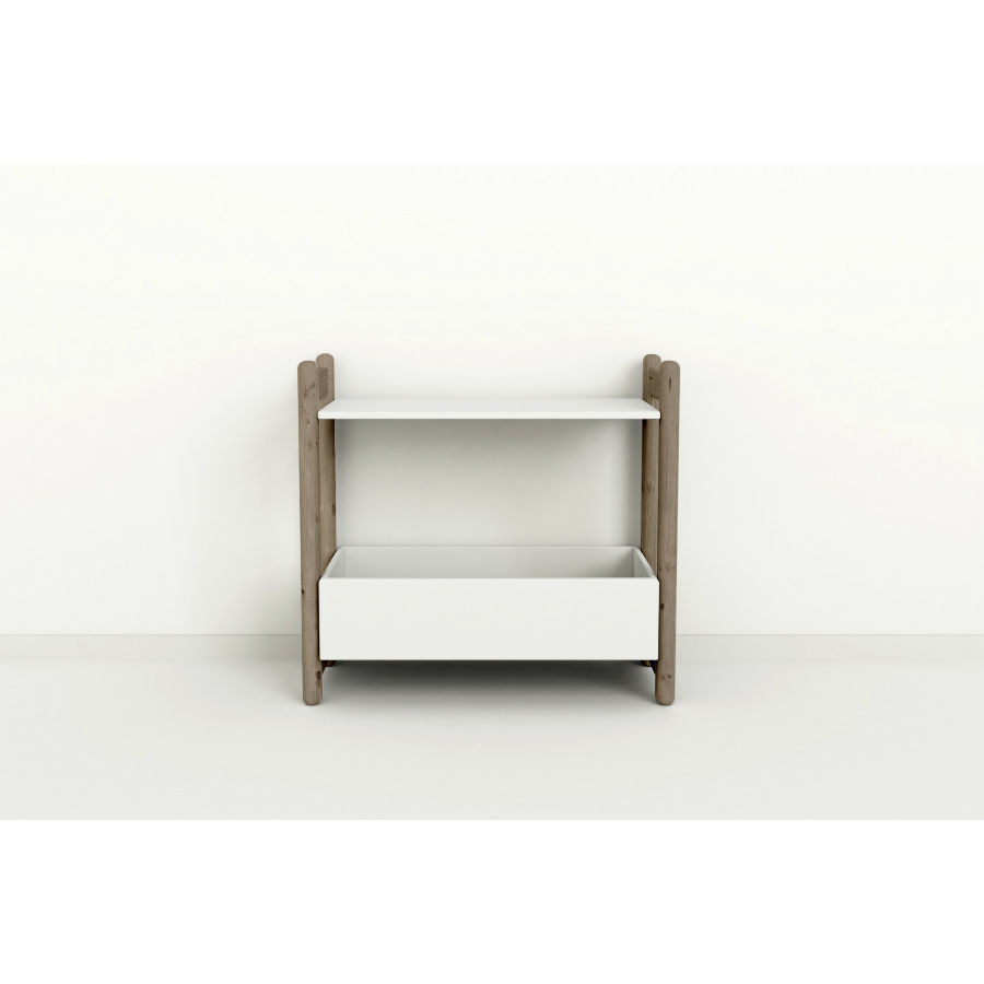 Гарнитур Mini D, 1 полка и 1 ящик-органайзер, коричневый Flexa 812620414 - Вид №1