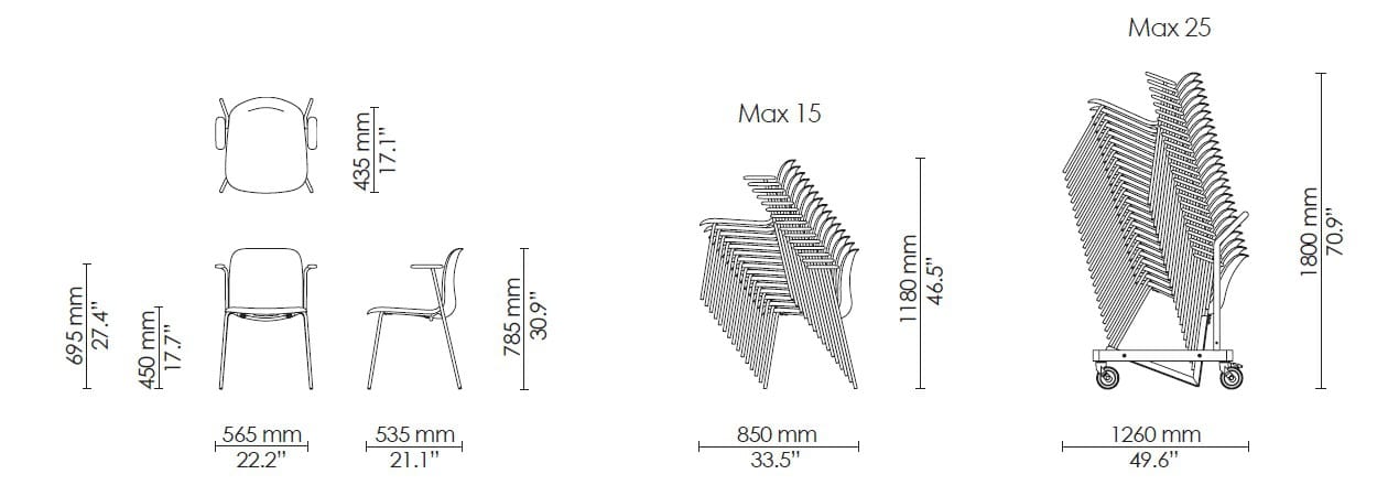 Стул Howe SixE ARCH-00053398 - Вид №4