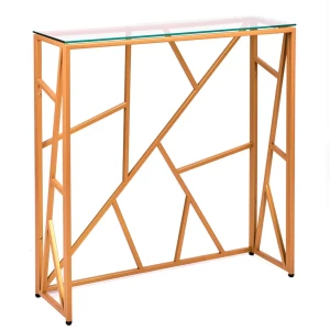 90816891 Консоль напольная AllConsoles 1054-CG clear 80x80x25 см сталь STLM-1545664