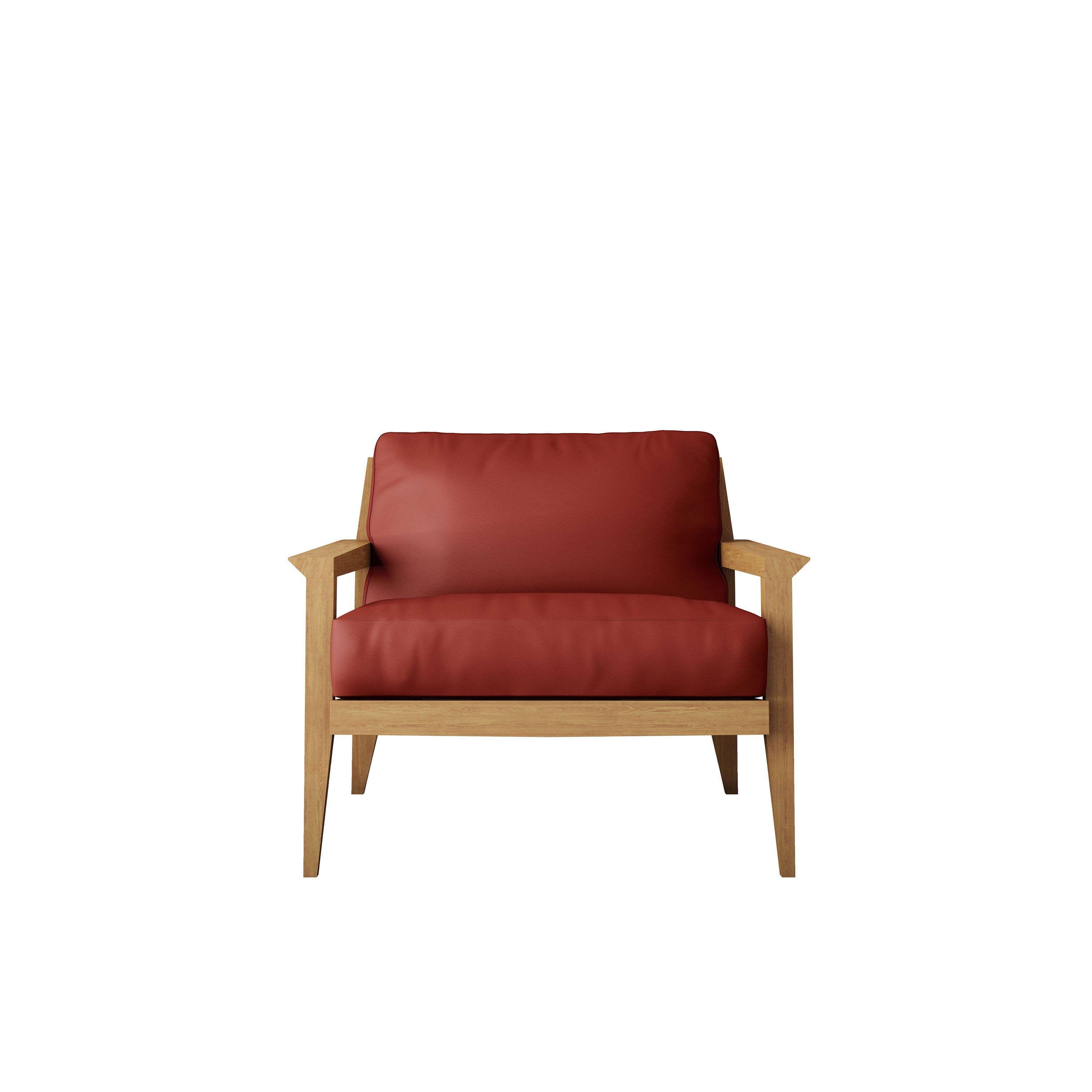 Кожаное кресло с подлокотниками Case Stanley ARCH-00063373 - Вид №17