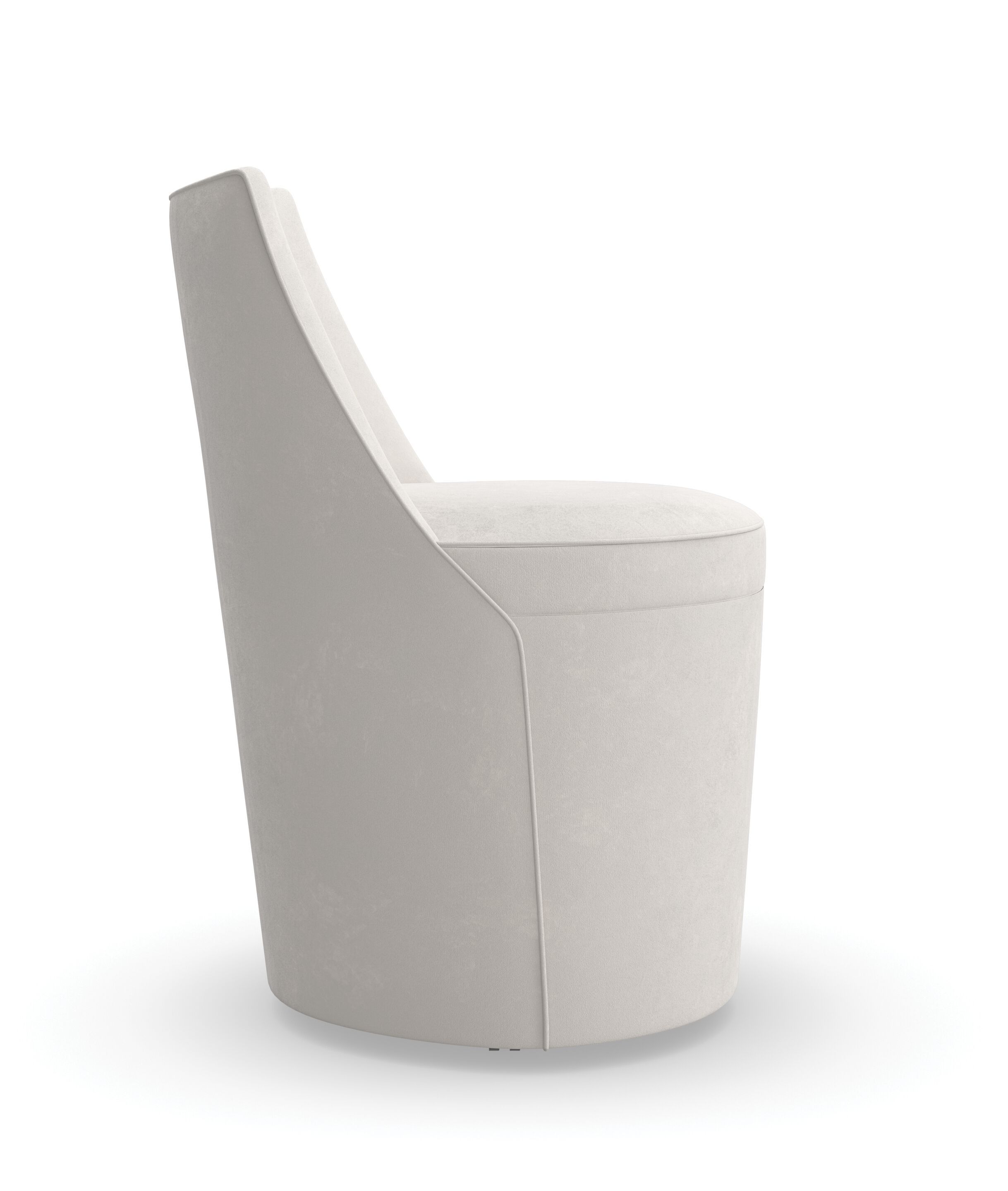 Мягкий тканевый стул с колесами Caracole BARREL ROLL ARCH-00007401 - Вид №2