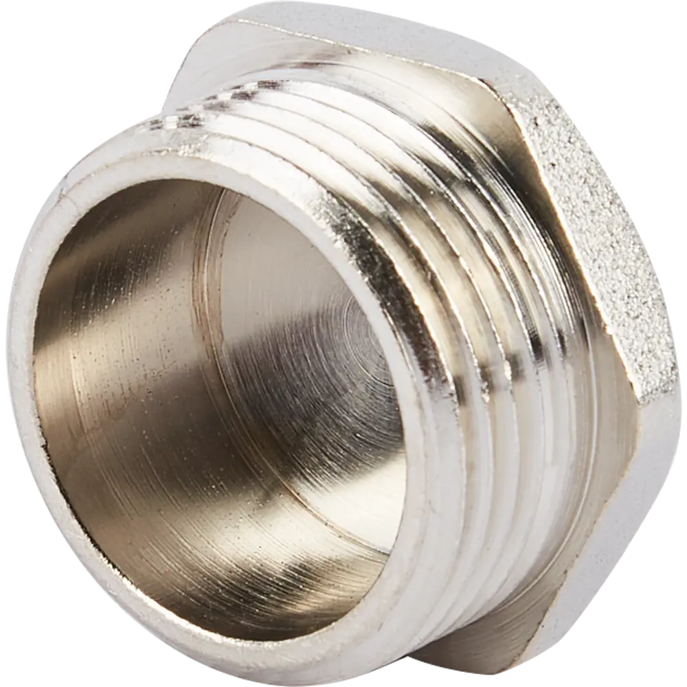 Заглушка Valfex латунная никелированная 1 дюйм для трубопроводов 84505563 STLM-0800782 - Вид №1