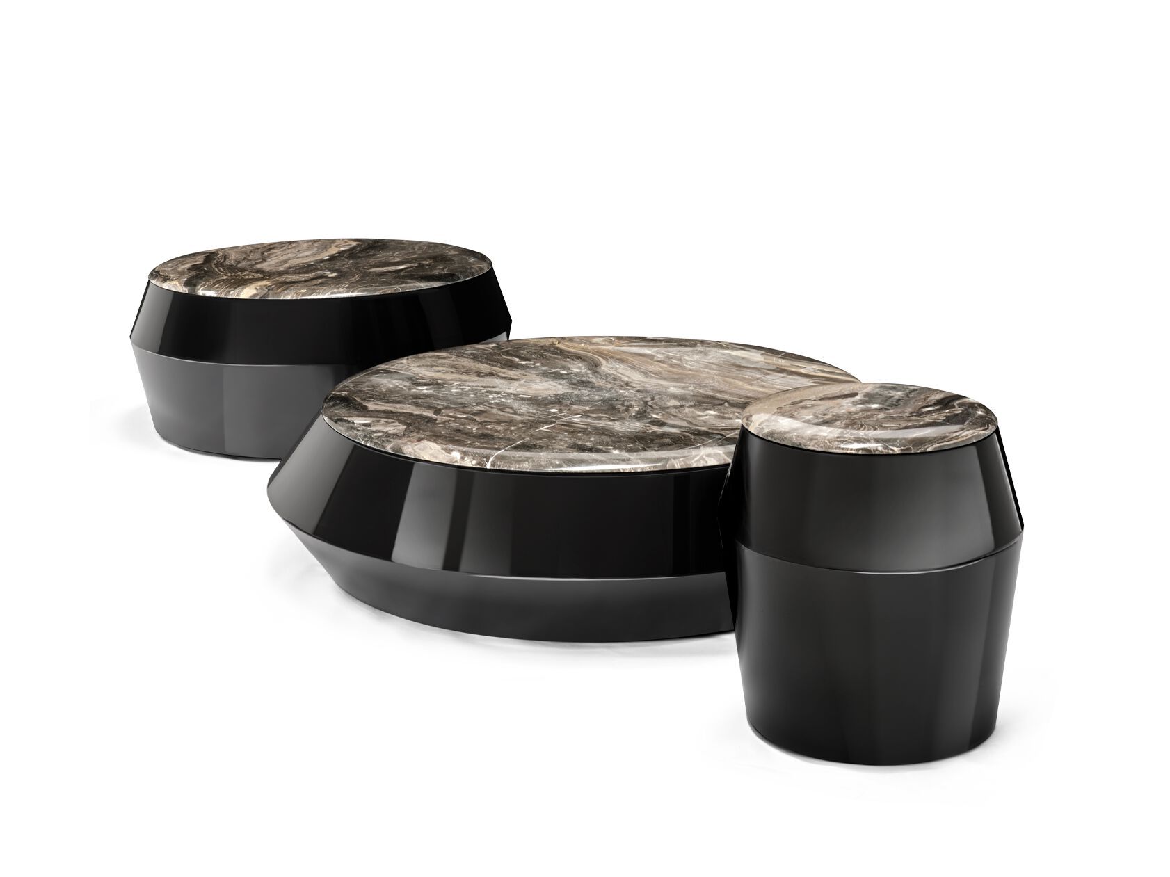 Мраморный круглый журнальный столик Arketipo UFO ARCH-00058487 - Вид №1