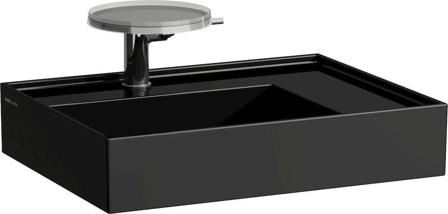 H8103340001111 Раковина с полочкой справа, со специальным скрытым сливом LAUFEN PRO - Вид №15