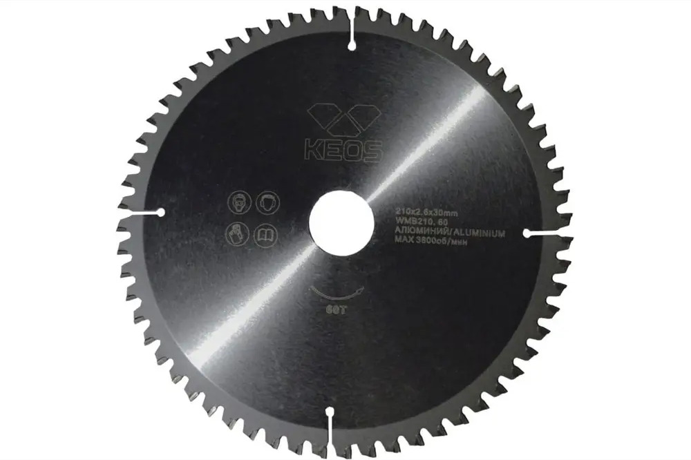 91406539 Диск пильный по стали Keos WMB210.60 60T 210x30x2 мм STLM-0838390
