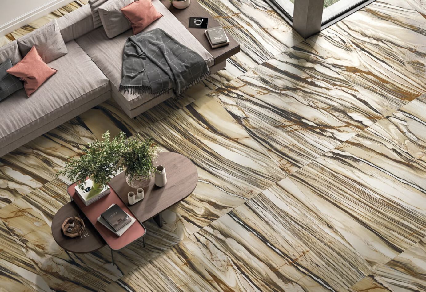 Пол / напольное покрытие из керамогранита с мраморным эффектом Imola THE ROOM ARCH-00073362 - Вид №7