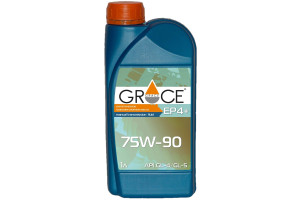 16162930 Масло трансмиссионное синтетическое EP 4+ 75w-90, GL-4/GL-5, 1 л GRACE