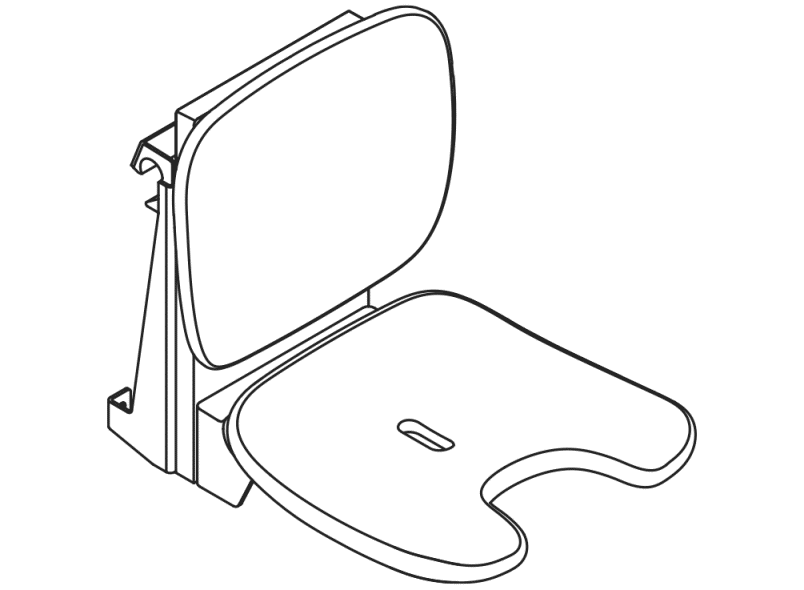 802.51.14560 Комфорт подвесного сиденья HEWI Sitzen  - Вид №3