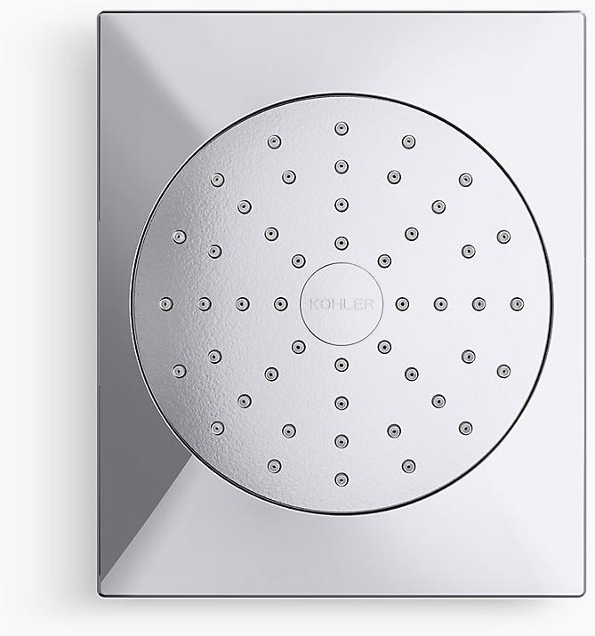 KOHLER Однофункциональная душевая лейка Loure 1,75 галлона в минуту с технологией всасывания воздуха Katalyst K-45215-G-CP  - Вид №2