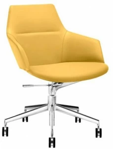 arper Регулируемое по высоте офисное кресло с 5 спицами и колесами Aston