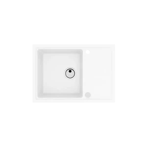 90938945 Врезная мойка Alveus Intermezzo 40 48x78x20 см искусственный камень цвет белый STLM-0425027