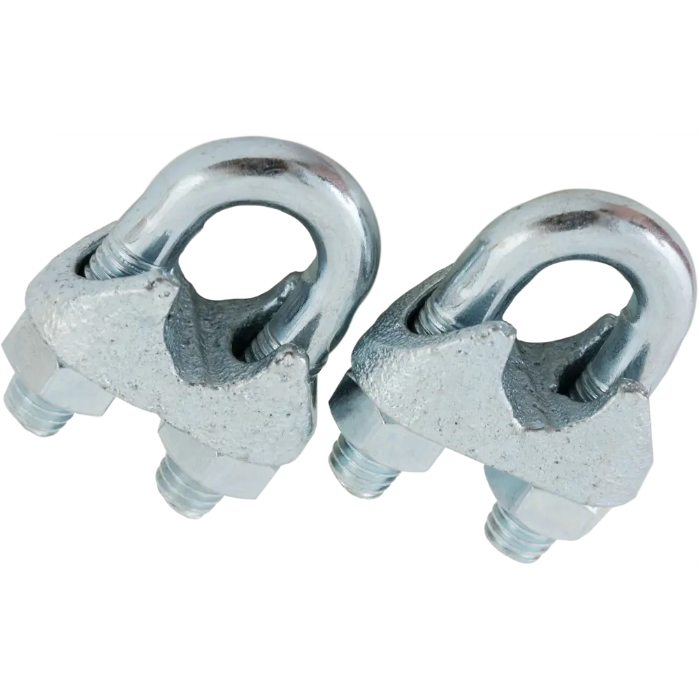 Зажим для каната DIN741, 10 мм, сталь оцинкованная, 2 шт НЕВСКИЙ КРЕПЕЖ STLM-2131828