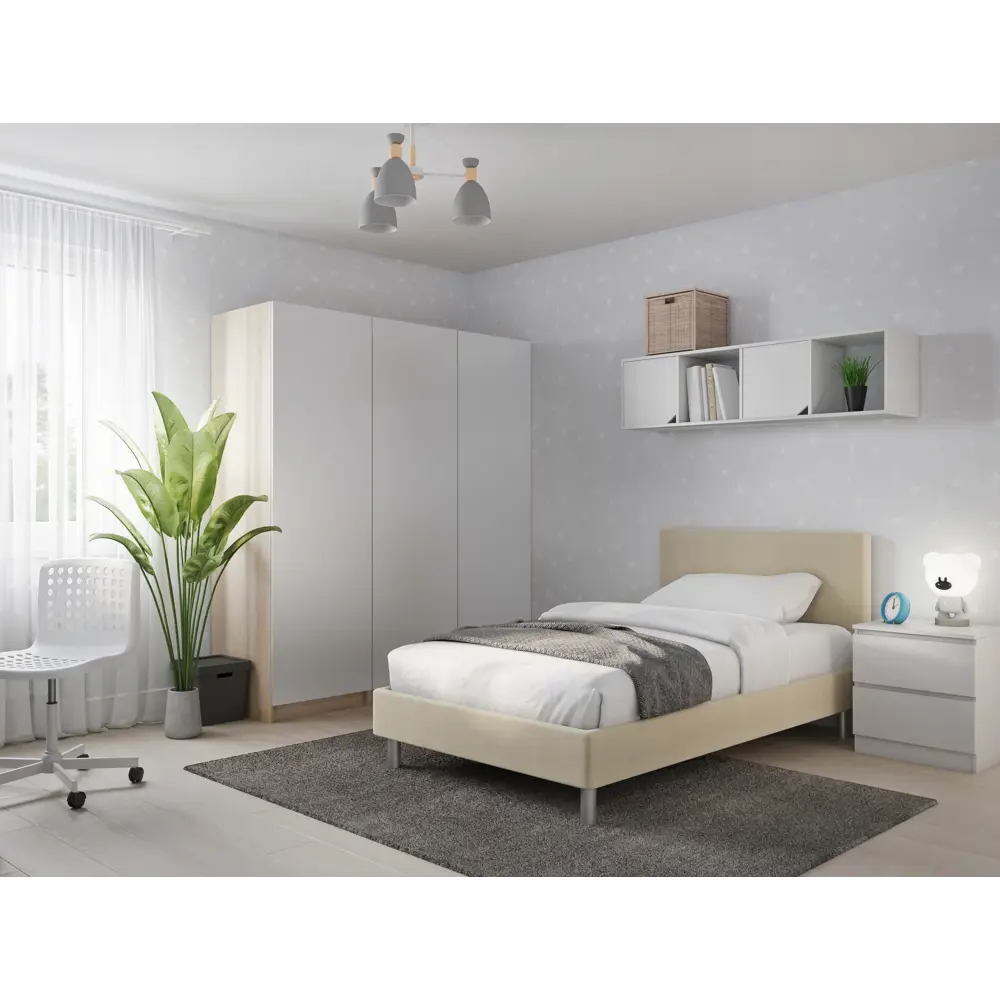 88967150 Дверь для шкафа Лион 39.6x193.8x1.6 см ЛДСП цвет белый STLM-1520278 Santreyd - Вид №5