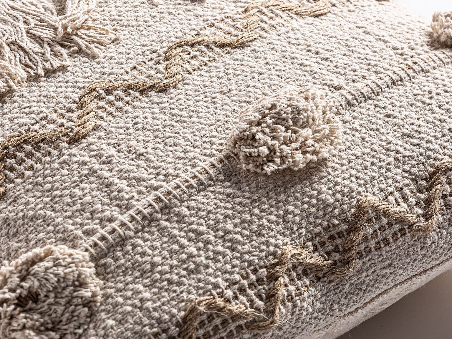 Квадратная подушка из мешковины Vical Home YAIRA ARCH-00092580 - Вид №6