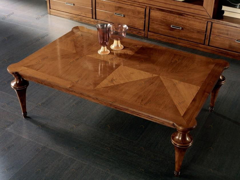 Cantiero Прямоугольный деревянный журнальный столик Étoile day Et024/no