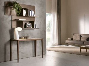 Прямоугольная консоль с рамой из цельного дерева