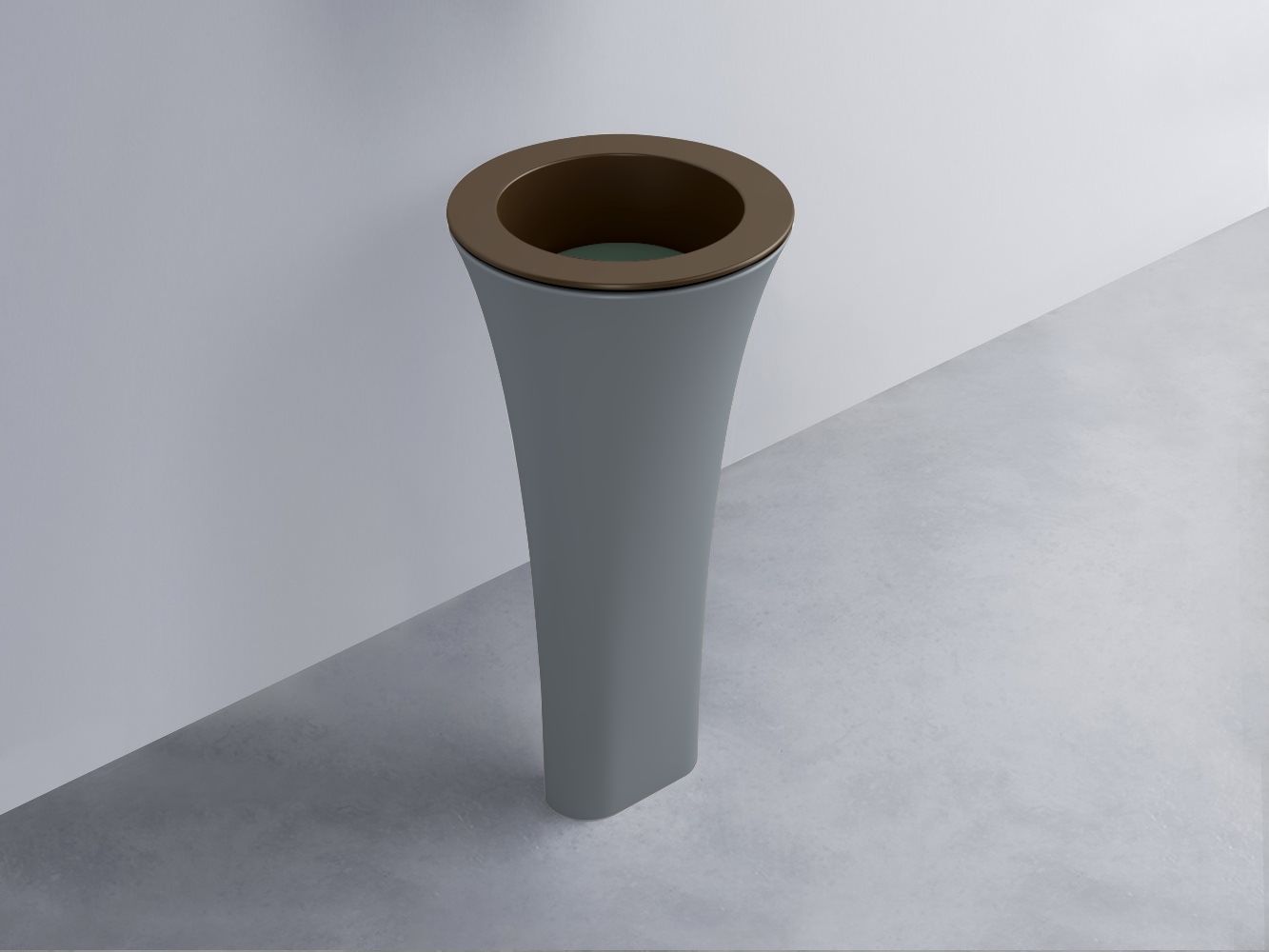 AMLA45-CA+AMPILT-MU+AMCOLT-BR Раковина Amedeo Tondo отдельностоящая cielo Enjoy + Amedeo Ceramica Cielo