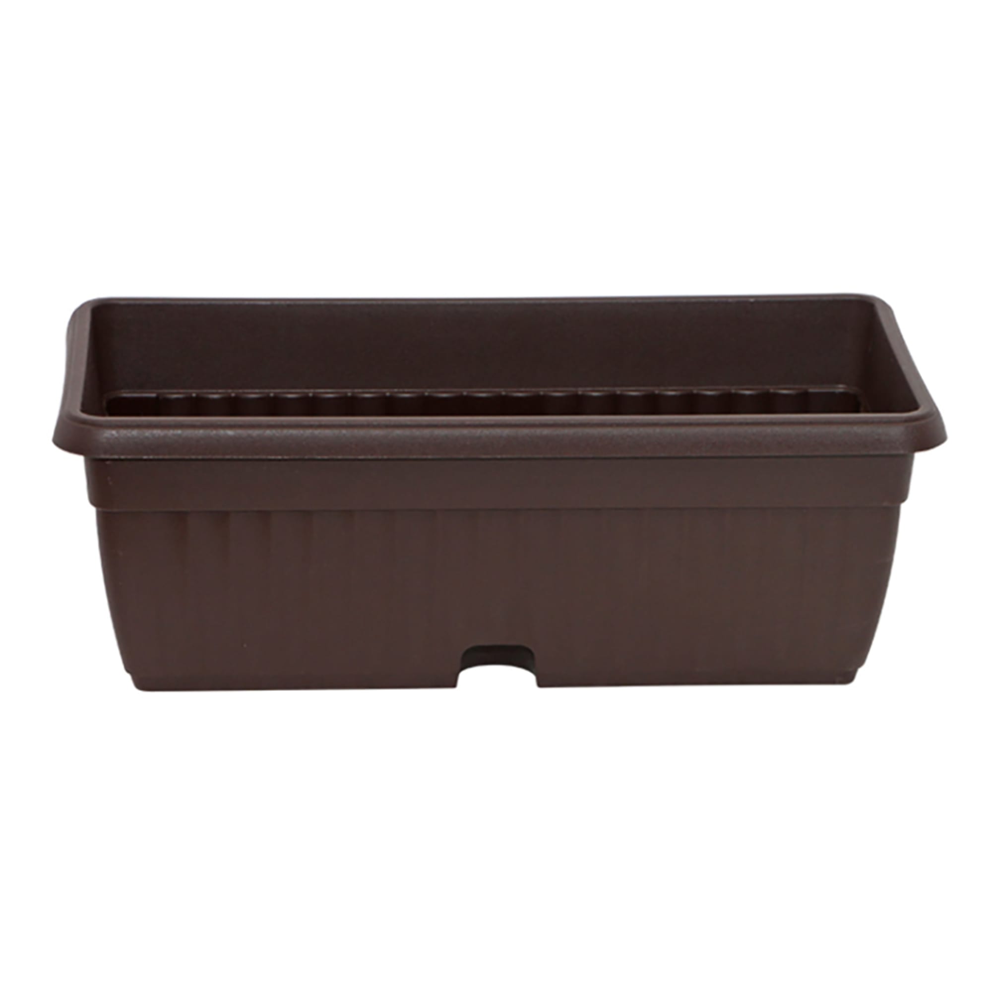 89095027 Балконный ящик 19x16x40 см v12.2 л пластик коричневый Santreyd 