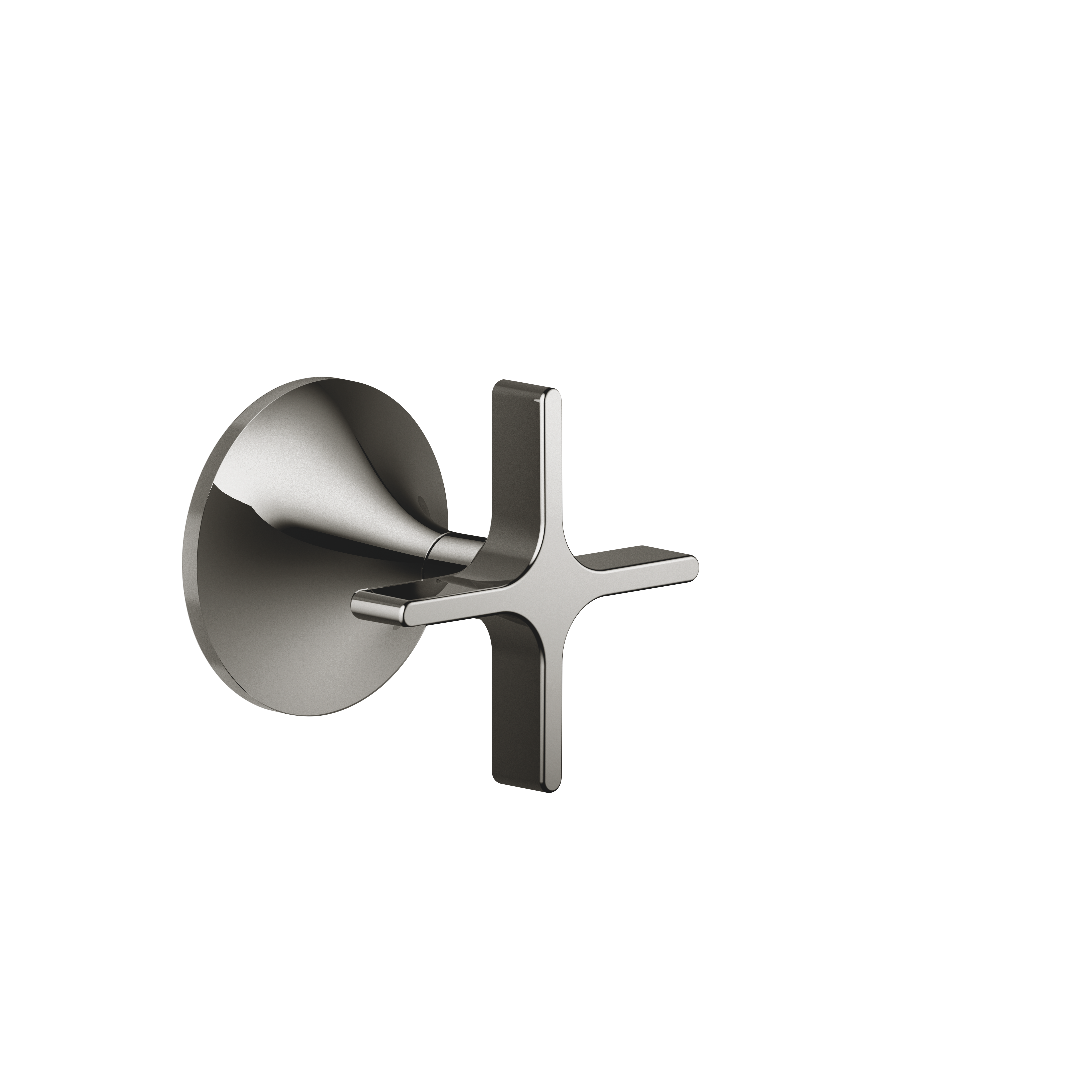 Настенный клапан VAIA, закрывающийся по часовой стрелке, 1/2 дюйма - темный хром DornBracht 36607809-19