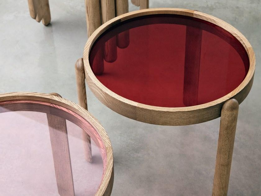 Porada Штабелируемый круглый стол из ясеня Eighteen sun-id-1500983 - Вид №1