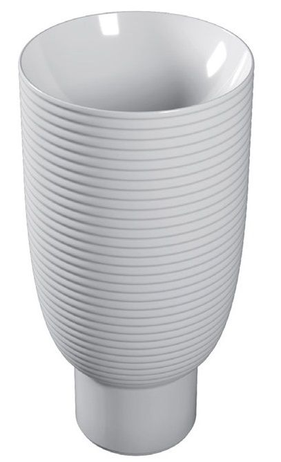 LO08542056 Напольная раковина стоящая круглая Disegno Ceramica Loom