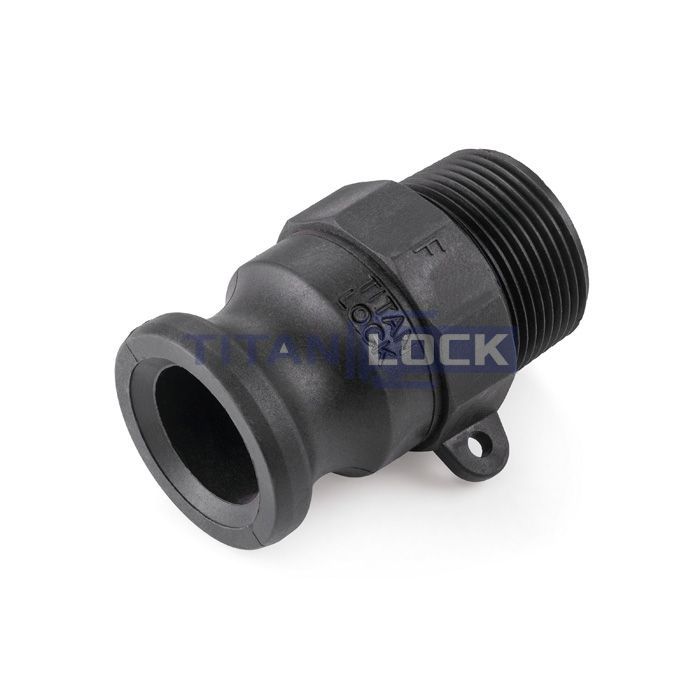 Камлок полипропиленовый тип F ниппель, наружная резьба BSP 3/4", TL75FPP TITAN LOCK  - Вид №2