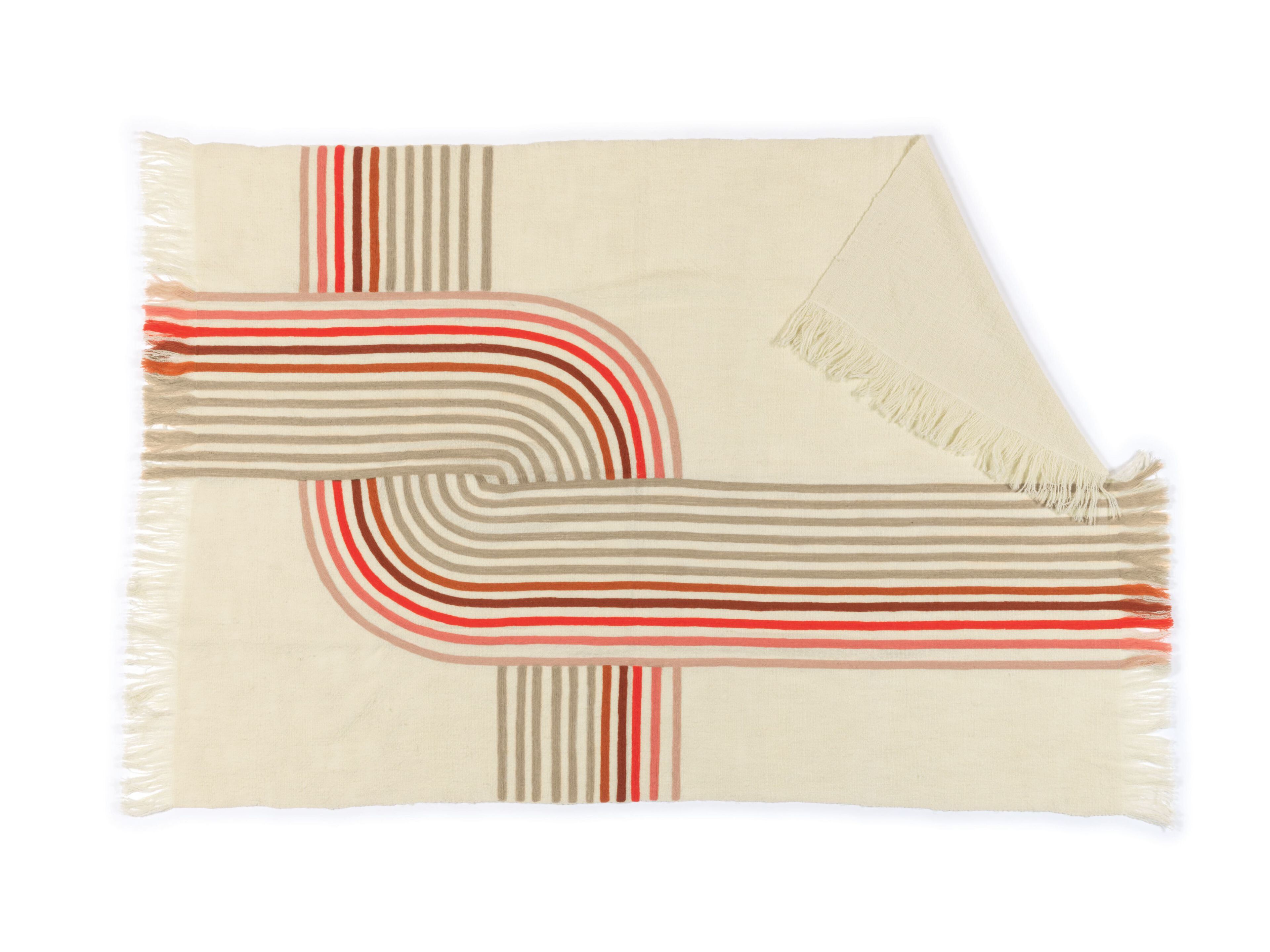 Шерстяной полосатый плед Élitis BETTY ARCH-00148146 - Вид №4