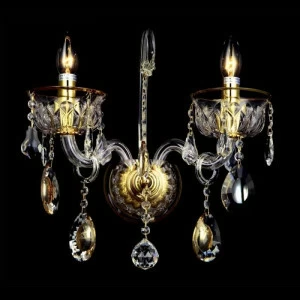 Бра Crystal Lux Ice New AP2 CRYSTAL LUX СВЕЧА 077379 Прозрачный;серебро