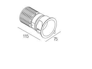 Утопленный светодиодный прожектор