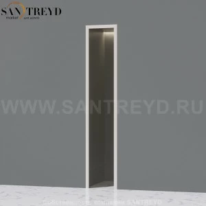 Effegibi SPAZIOFILO Стеклянная панель без порога. Размер: длина 51 см, высота 202 см SF40