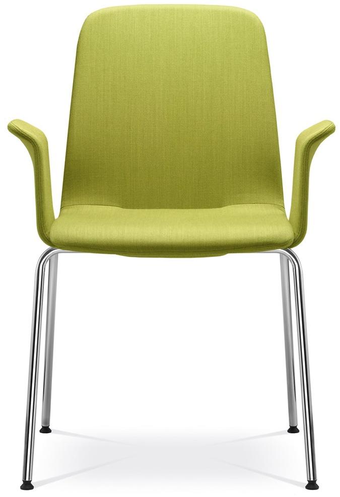 LD Seating Стул для конференций, обитый тканью, с подлокотниками Sunrise 152/br-n4 - Вид №1