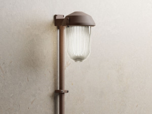 Окрашенный алюминиевый настенный светильник