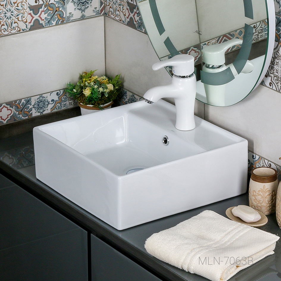 Накладная раковина melana mln-7063b 7063B-805 - Вид №2