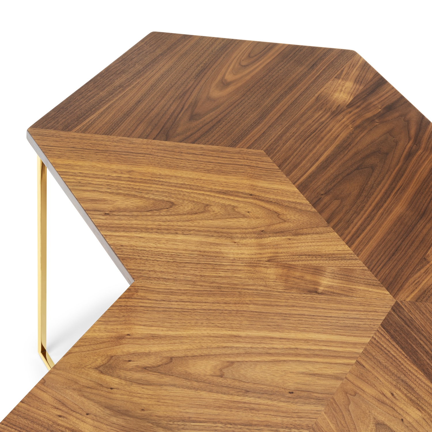 450281-01 ABHIKA КОФЕЙНЫЙ СТОЛ TRIAD H50 120X120 GOLD  - Вид №4