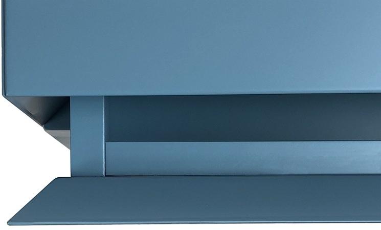 Barba design Прямоугольная прикроватная тумбочка с ящиками, лакированная hdf Tiles C.54 - Вид №2