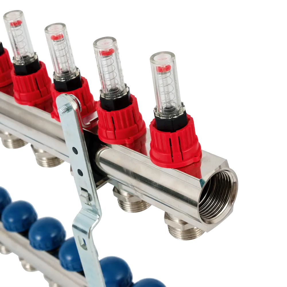 Коллекторная группа Uni-Fitt со встроенными расходомерами 1"х3/4" 10 выходов 440E4310 STLM-2089645 - Вид №6