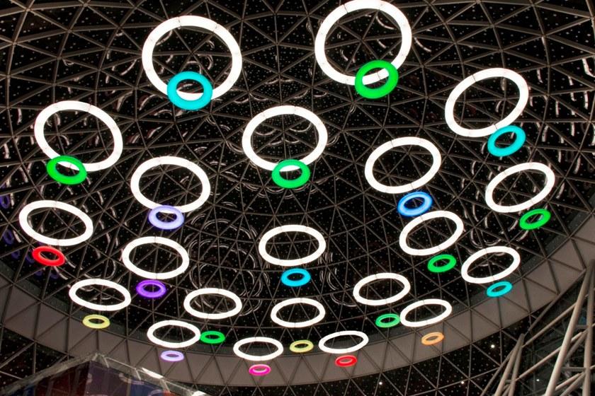 Martinelli Luce Светодиодный подвесной светильник из полиэтилена с диммером Circular pol 2057 - Вид №10