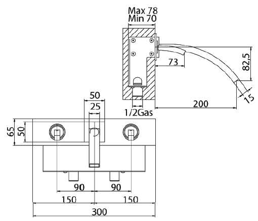 772720PN00 Смеситель Bandini Seta Santreyd - Вид №2