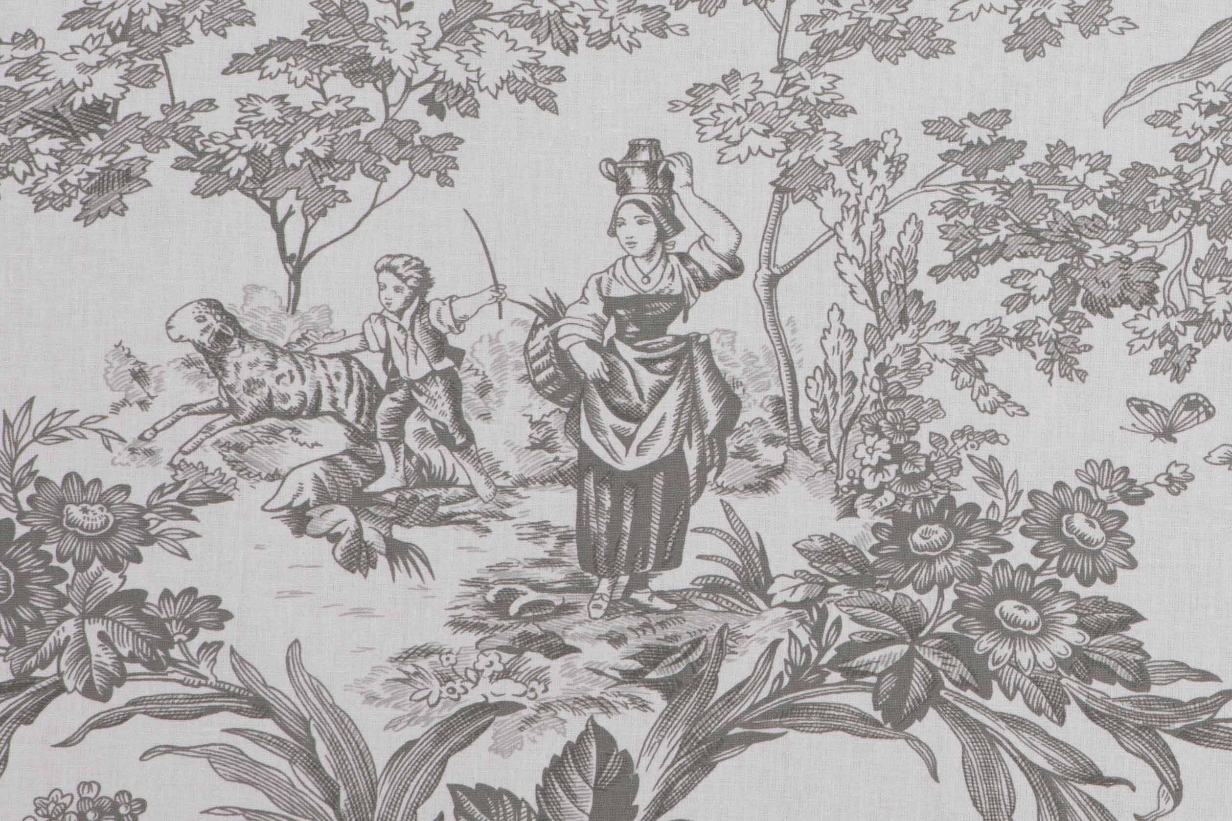 Хлопок шелкография обивочная ткань LELIEVRE Quenin-Belle Époque ARCH-00089078 - Вид №4