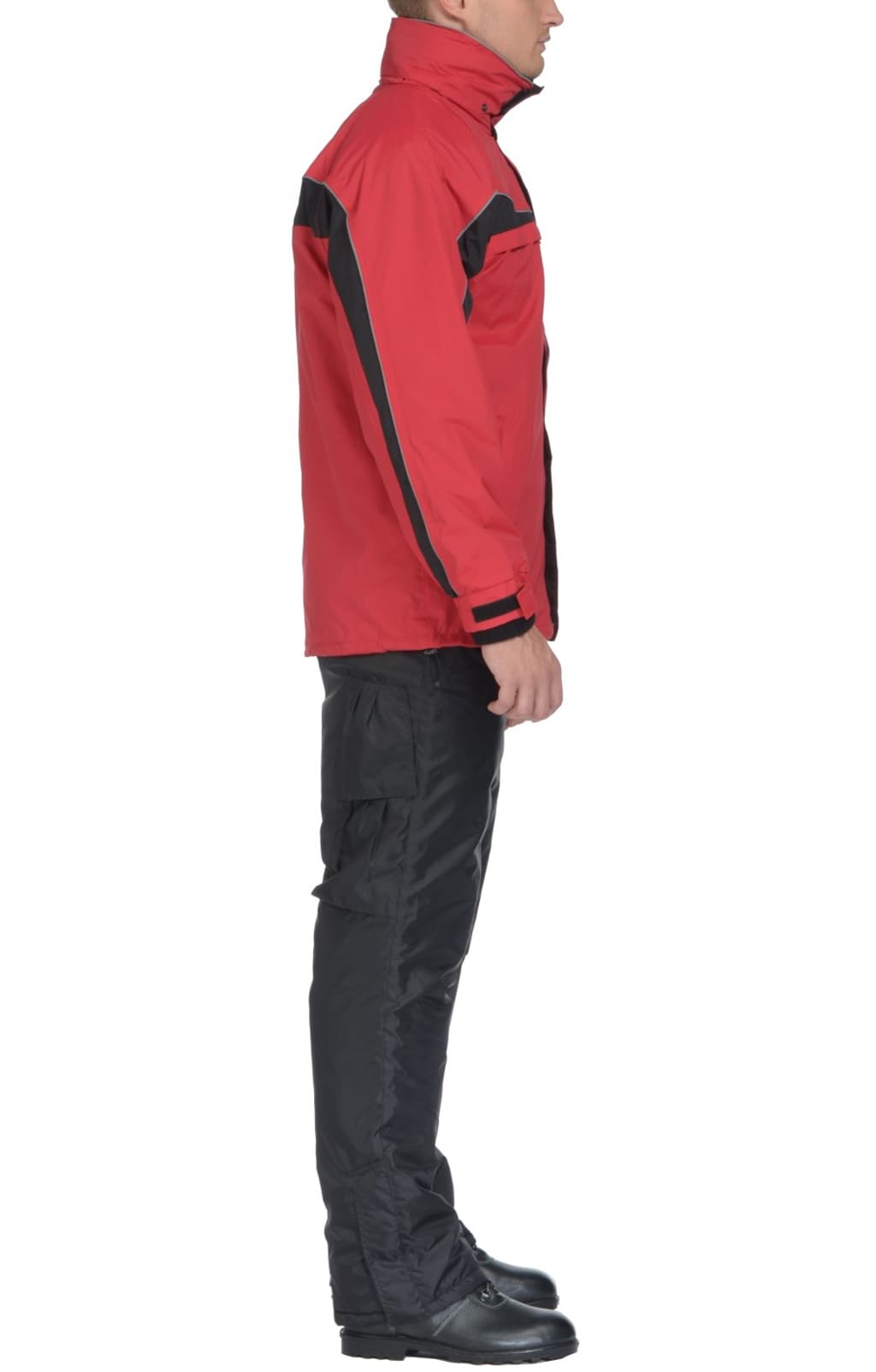 61339 Куртка "Норд" красно-черная  Зимняя спецодежда  размер M(44-46)  - Вид №7