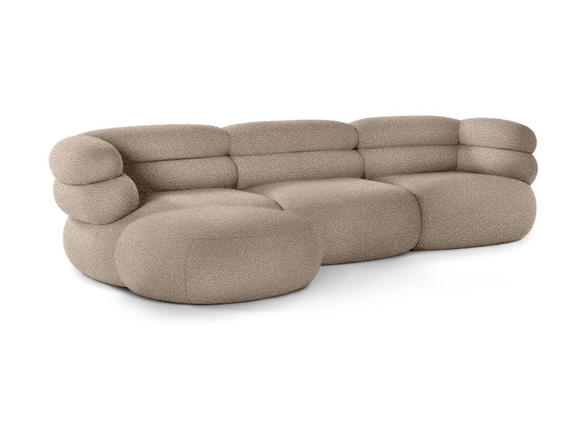 Модульный тканевый диван с полуостровом на 3 места Knoll Biboni ARCH-00052905 - Вид №3