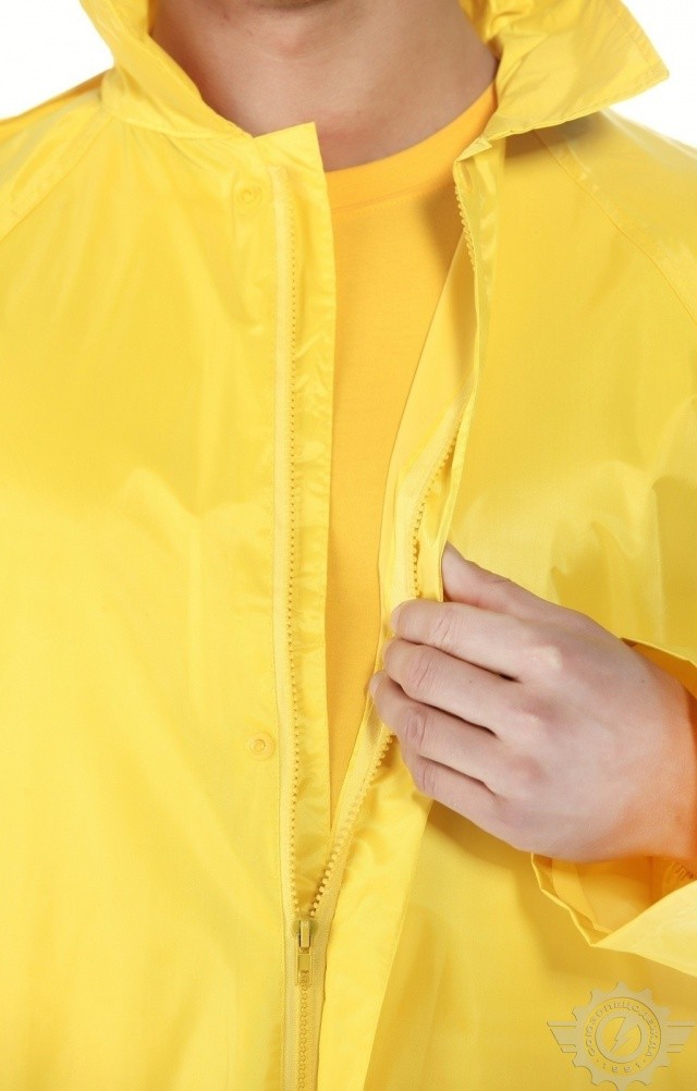 4957163 Плащ "Альбатрос ЛАЙТ" влагозащитный желтый  Непромокаемая спецодежда  размер XXXL  - Вид №12